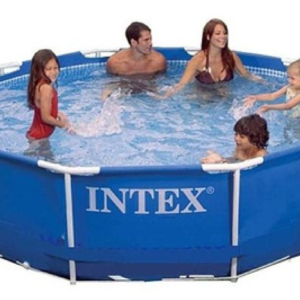 აუზი მრგვალი კარკასული INTEX